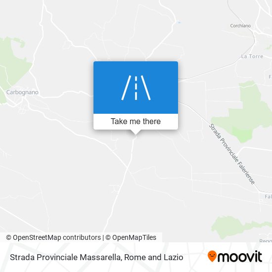 Strada Provinciale Massarella map