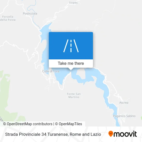 Strada Provinciale 34 Turanense map