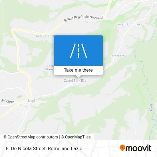 E. De Nicola Street map