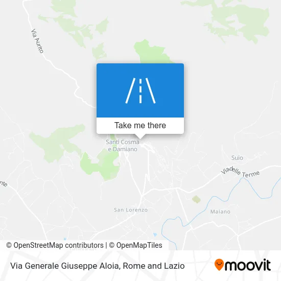 General Giuseppe Aloia Street map