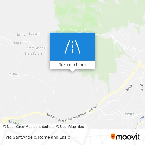 Via Sant'Angelo map