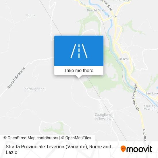 Strada Provinciale Teverina (Variante) map