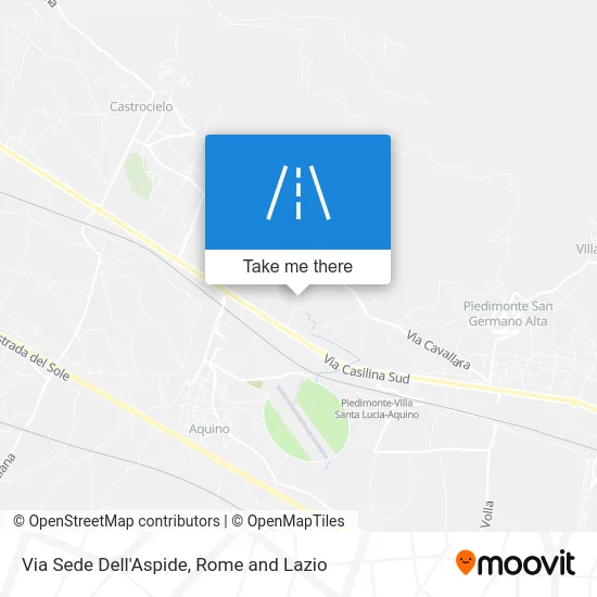 Sede Dell'Aspide Street map