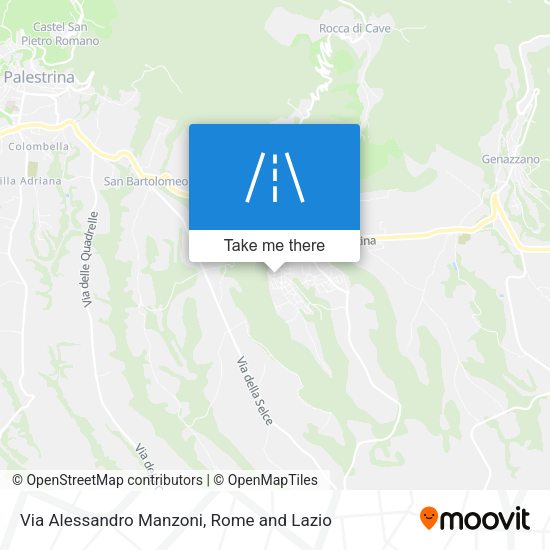 Via Alessandro Manzoni map
