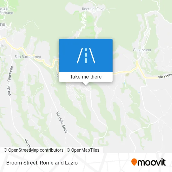 Broom Street map