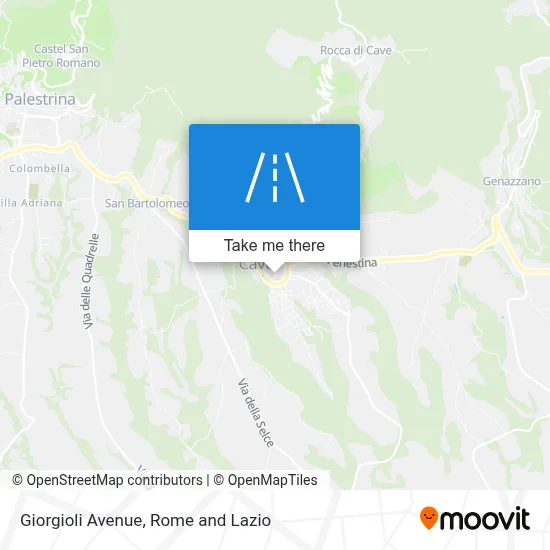 Giorgioli Avenue map