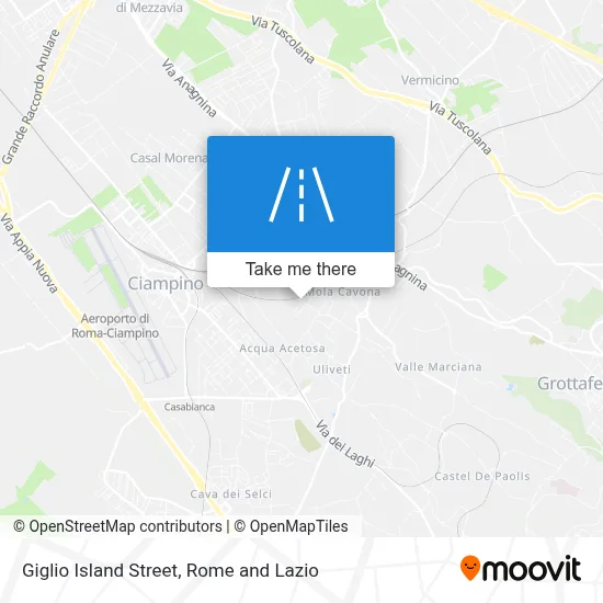 Giglio Island Street map