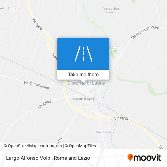 Largo Alfonso Volpi map