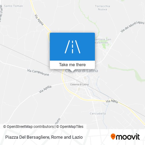 Piazza Del Bersagliere map