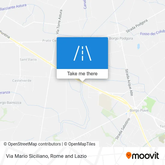 Mario Siciliano Street map