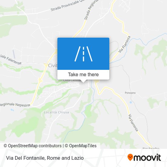 Via Del Fontanile map