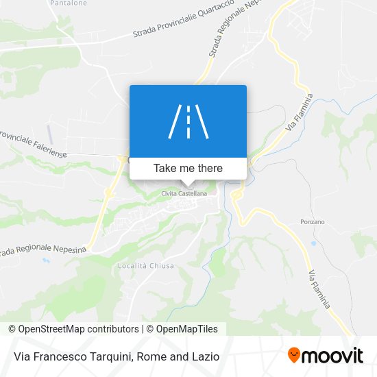 Via Francesco Tarquini map