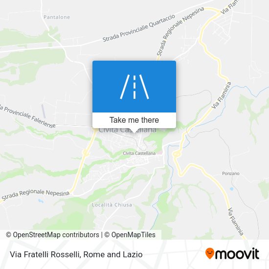 Via Fratelli Rosselli map