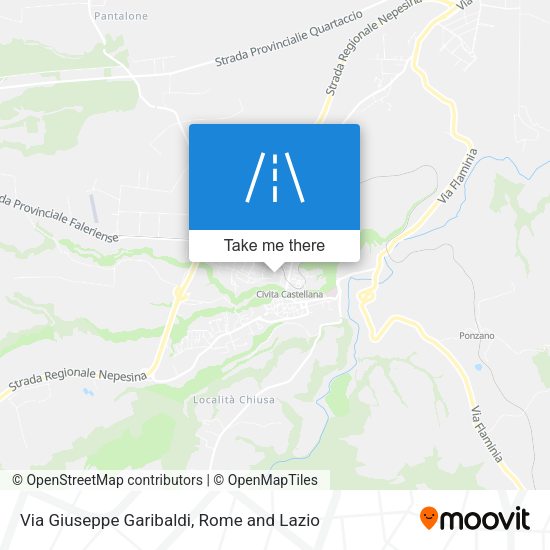 Via Giuseppe Garibaldi map