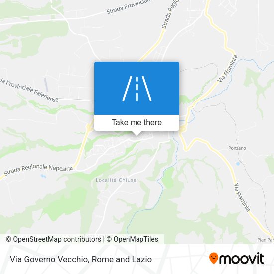 Via Governo Vecchio map