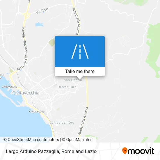 Largo Arduino Pazzaglia map