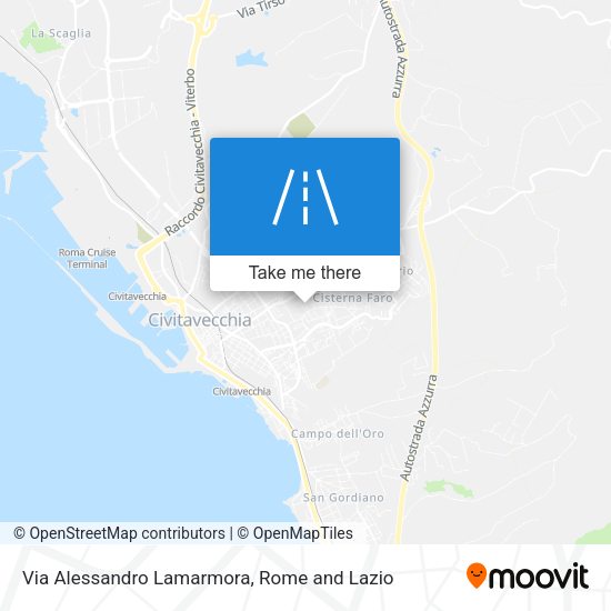 Via Alessandro Lamarmora map