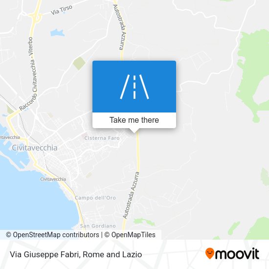 Via Giuseppe Fabri map