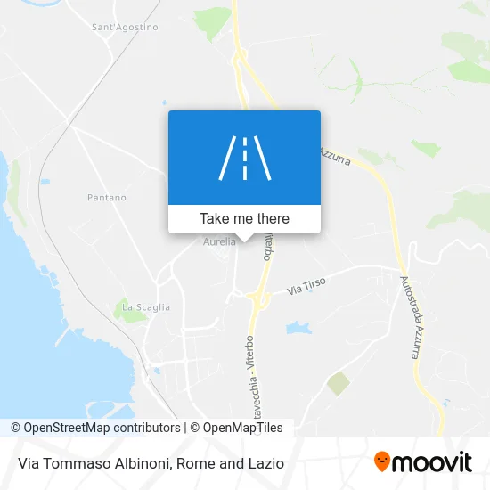 Tommaso Albinoni Street map
