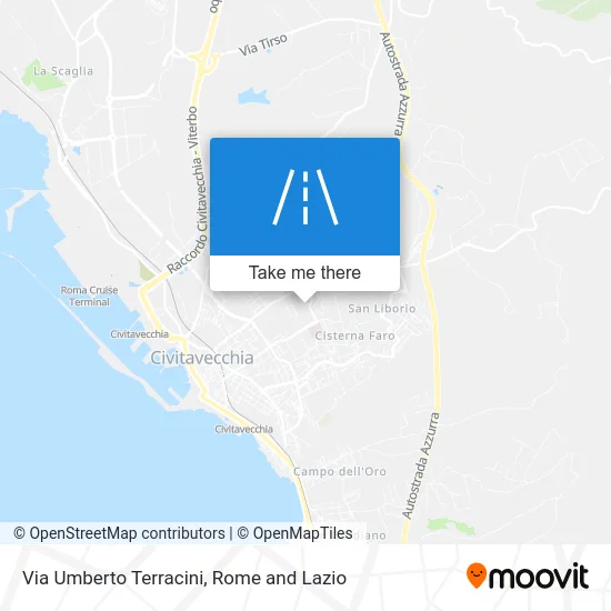 Umberto Terracini Street map