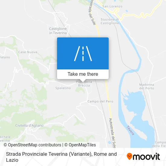 Teverina Provincial Road (Variant) map