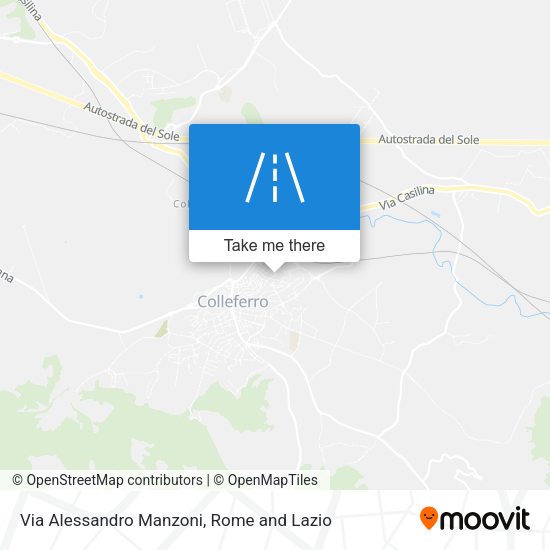 Via Alessandro Manzoni map