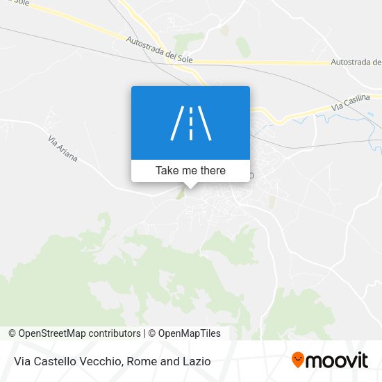 Via Castello Vecchio map
