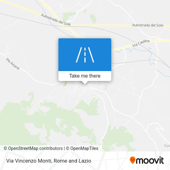 Via Vincenzo Monti map
