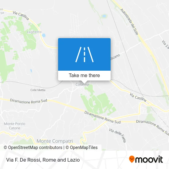 F. De Rossi Street map