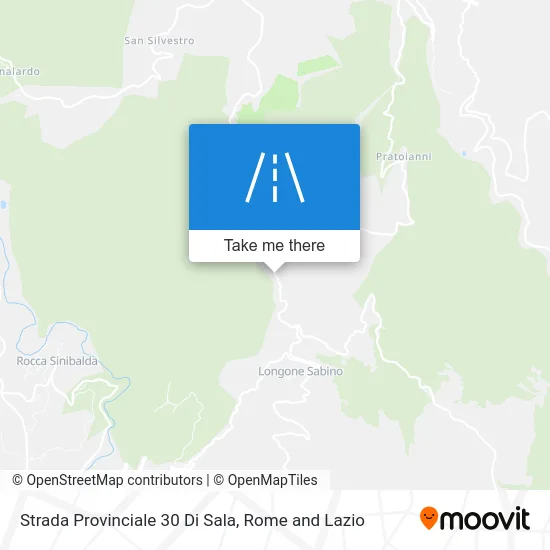 Provincial Road 30 Di Sala map