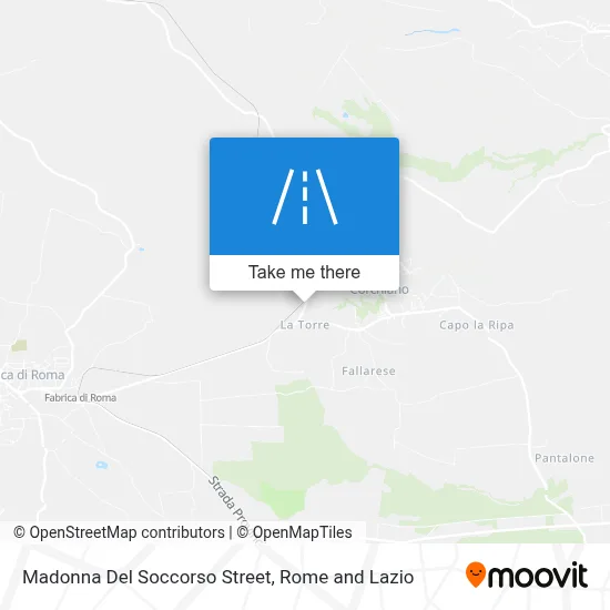 Madonna Del Soccorso Street map