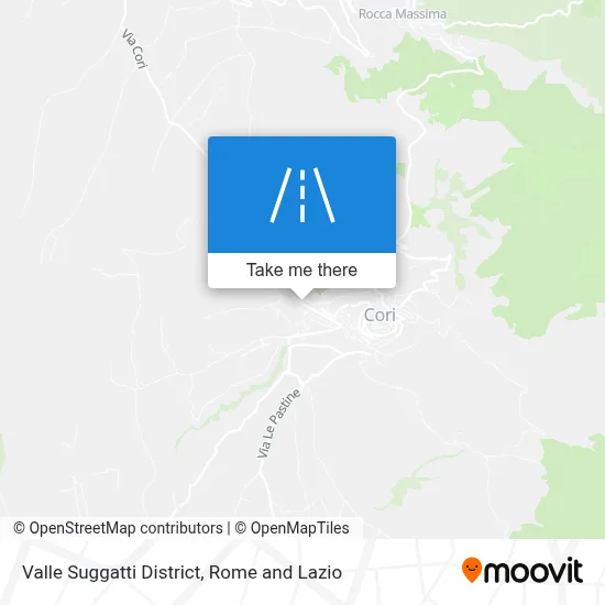 Valle Suggatti District map