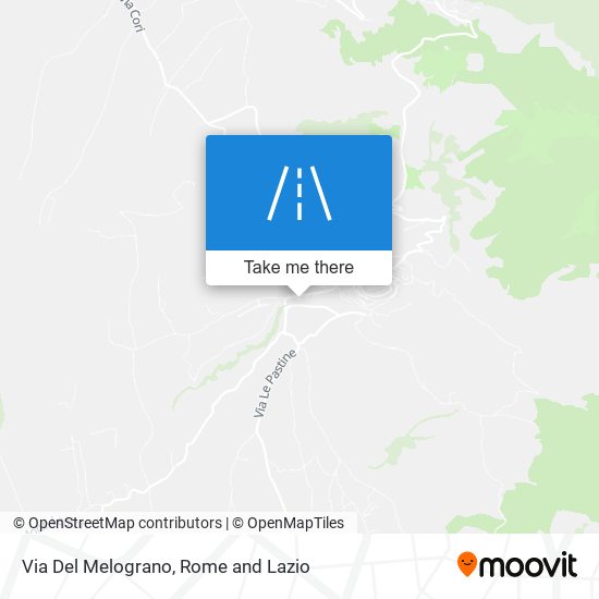 Via Del Melograno map