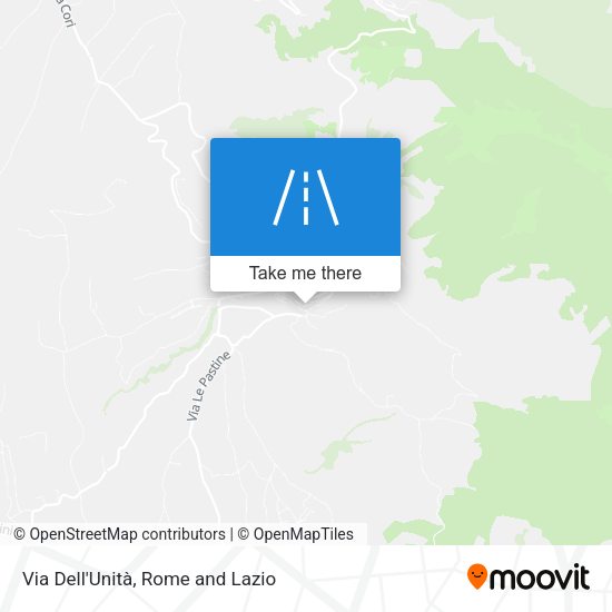 Via Dell'Unità map