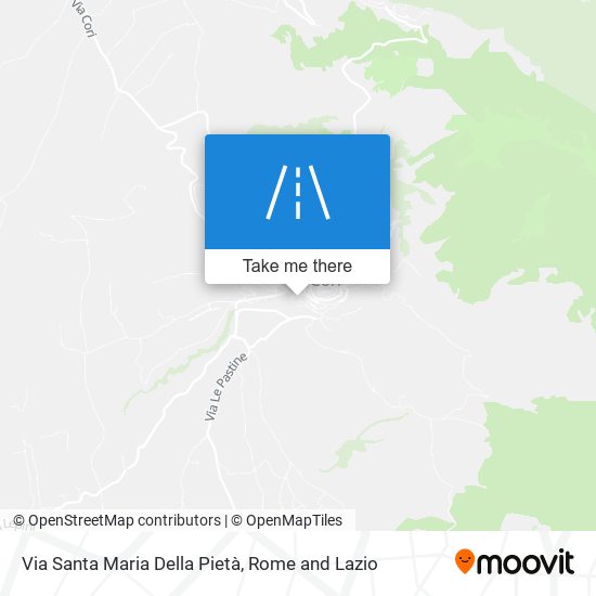 Via Santa Maria Della Pietà map