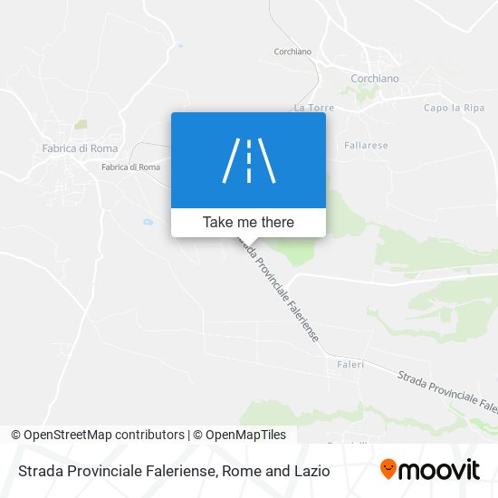 Strada Provinciale Faleriense map