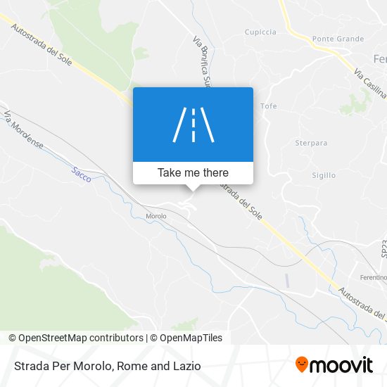 Strada Per Morolo map