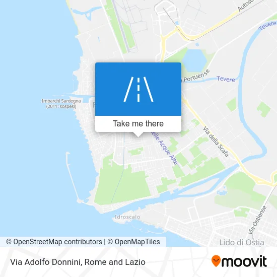 Adolfo Donnini Street map