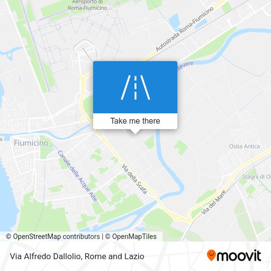 Via Alfredo Dallolio map