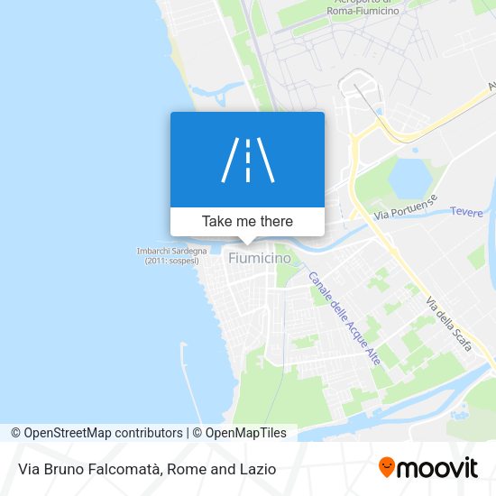 Via Bruno Falcomatà map