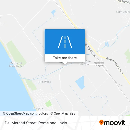 Dei Mercati Street map