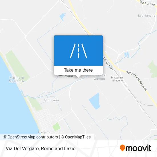 Del Vergaro Street map