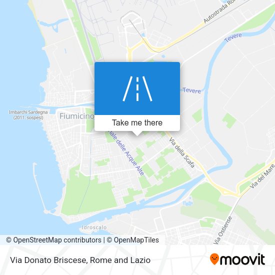 Via Donato Briscese map