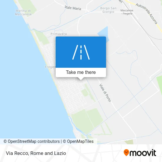 Recco Street map