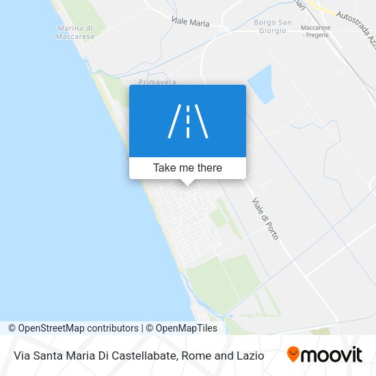 Via Santa Maria Di Castellabate map