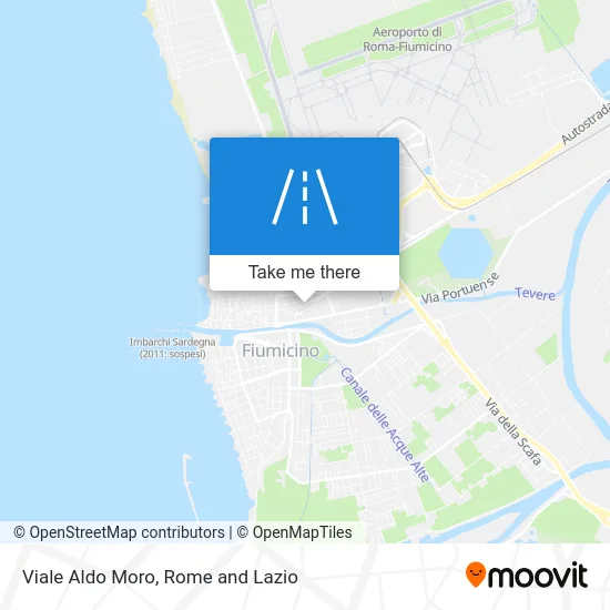 Aldo Moro Avenue map