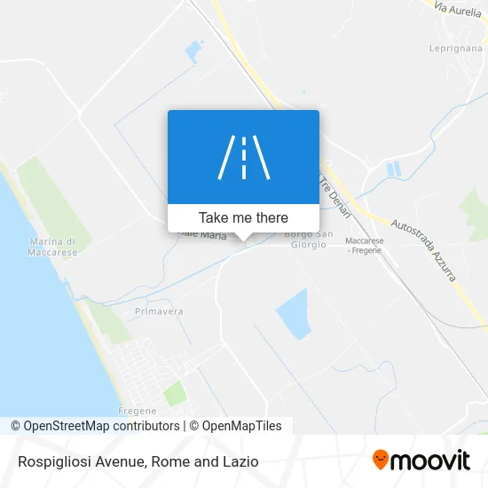 Rospigliosi Avenue map