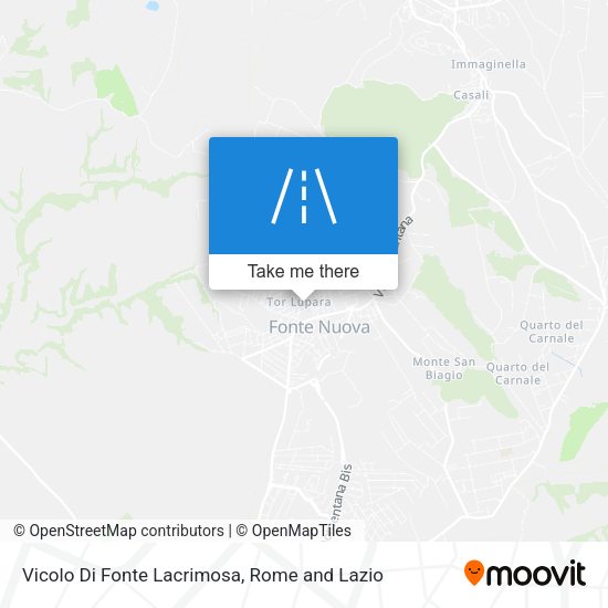 Vicolo Di Fonte Lacrimosa map