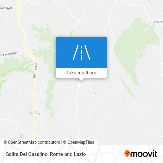 Salita Del Casalino map
