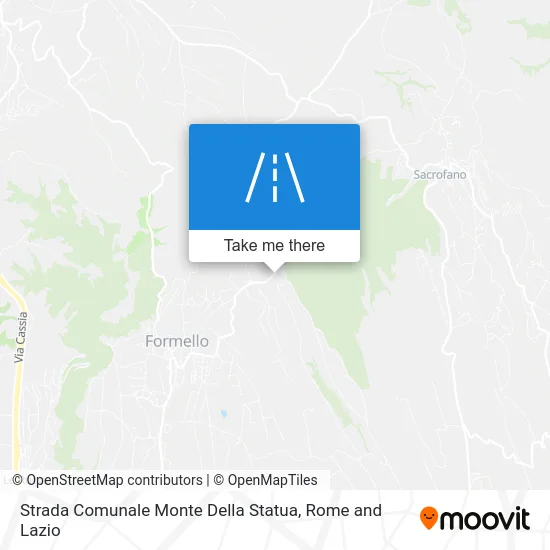 Strada Comunale Monte Della Statua map